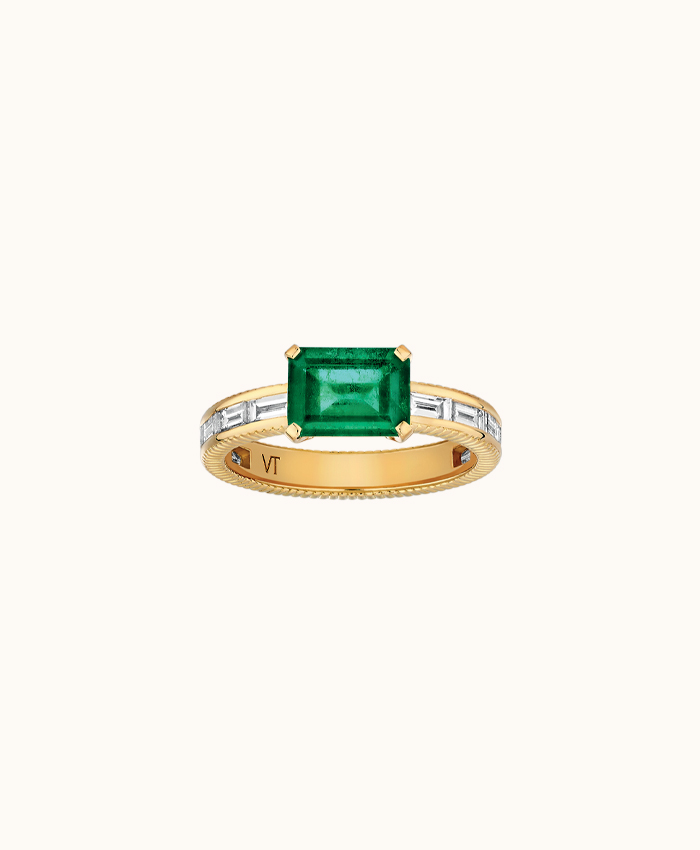 Eclat Emerald Ring