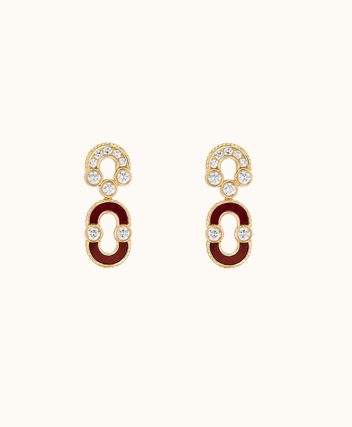 Luxury earrings with Fairmined gold and diamonds - Viltier